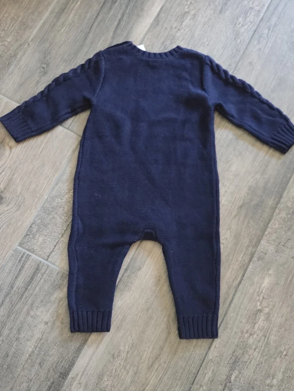 GAP Baby NWT 6-12 Months Cable Knit One-Piece Romper